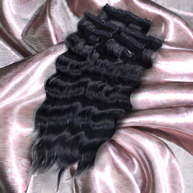 7 set clip-in hair extensions
