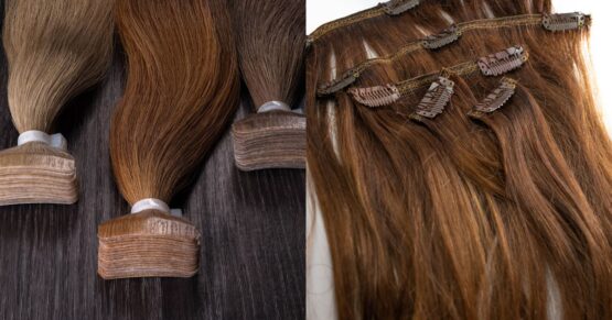 What Are the Least Damaging Hair Extensions of 2024? Clip In Vs Tape In